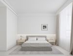120平米简约白色欧式卧室装修效果图