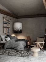 两室一厅简约风现代欧式卧室装修效果图