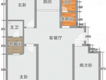 阳光揽胜现代风格108平米三居室装修案例
