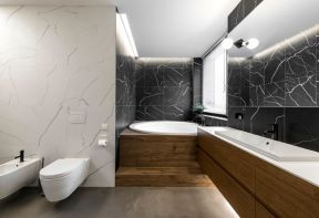 简约卫生间瓷砖装修效果图 欧式卫生间瓷砖图片