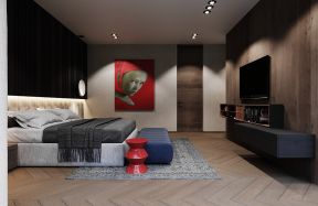 现代卧室效果图 现代欧式装修设计