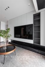 招商樾望130平现代风格二居室装修案例