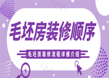 毛坯房裝修順序,毛坯房裝修流程表