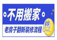 不用搬家老房子翻新裝修流程(附詳細(xì)裝修方法)