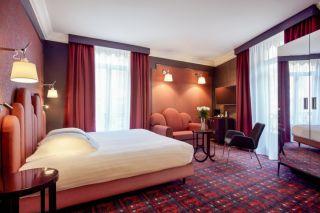 上海主题酒店希腊主题大床房装修设计图