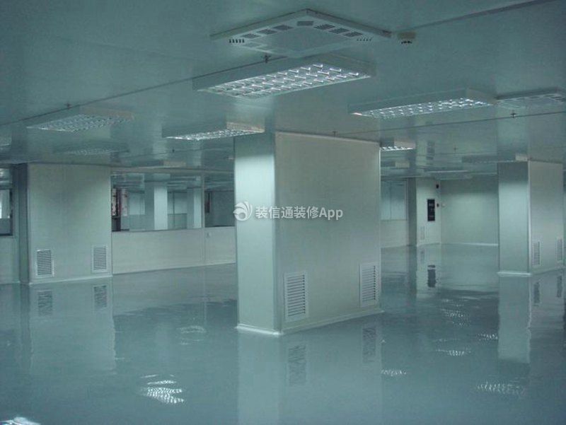 上海工厂室内车间简单装修效果图