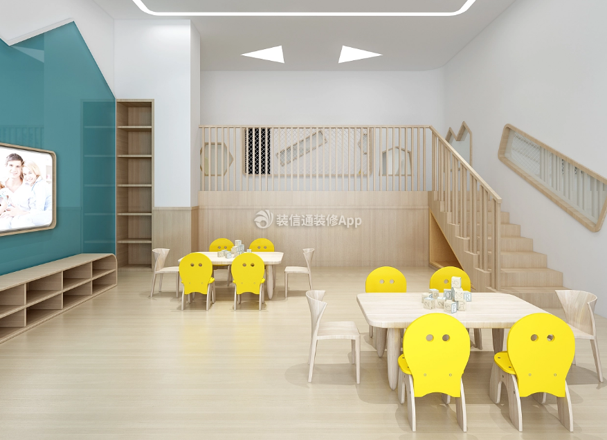 上海私立幼儿园益智教室装修效果图