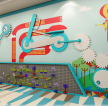 上海实验幼儿园科技墙装修设计图