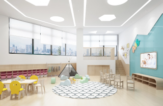 上海私立幼儿园益智教室设计装潢图