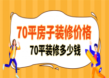 70平房子裝修多少錢,70平房子裝修價(jià)格