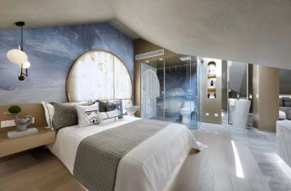 上海老洋房阁楼卧室装修设计效果图