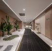 杭州度假酒店走廊设计装修效果图