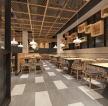 杭州餐饮店铺室内地板装修设计图