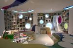 杭州儿童图书店铺室内装修设计效果图