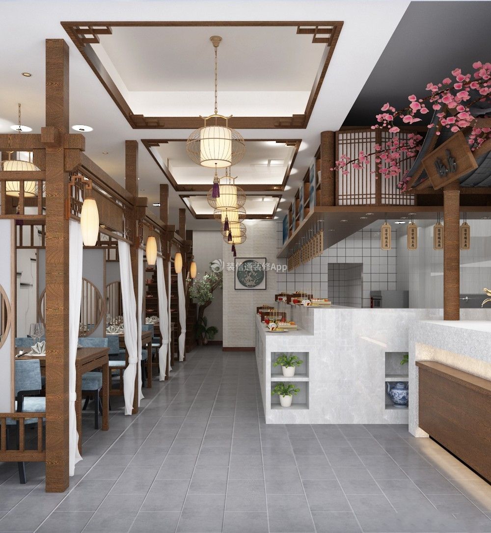 杭州餐馆室内装修设计效果图