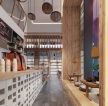 杭州咖啡店室内走廊工装设计效果图