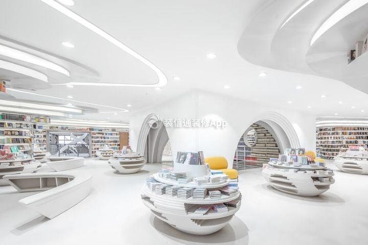杭州书店展厅装修设计效果图
