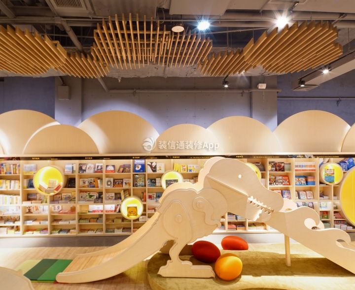 杭州310平米儿童书店室内装修设计效果图
