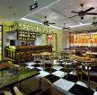 杭州360平米茶餐厅大堂装修设计效果图