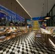 杭州360平米茶餐厅港风装饰装修效果图