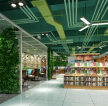 杭州230平米书店室内装修设计效果图