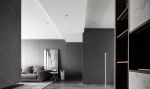 秀水花园120平米现代黑白灰三居室装修案例