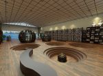 杭州书店大厅创意阅读区装修图片