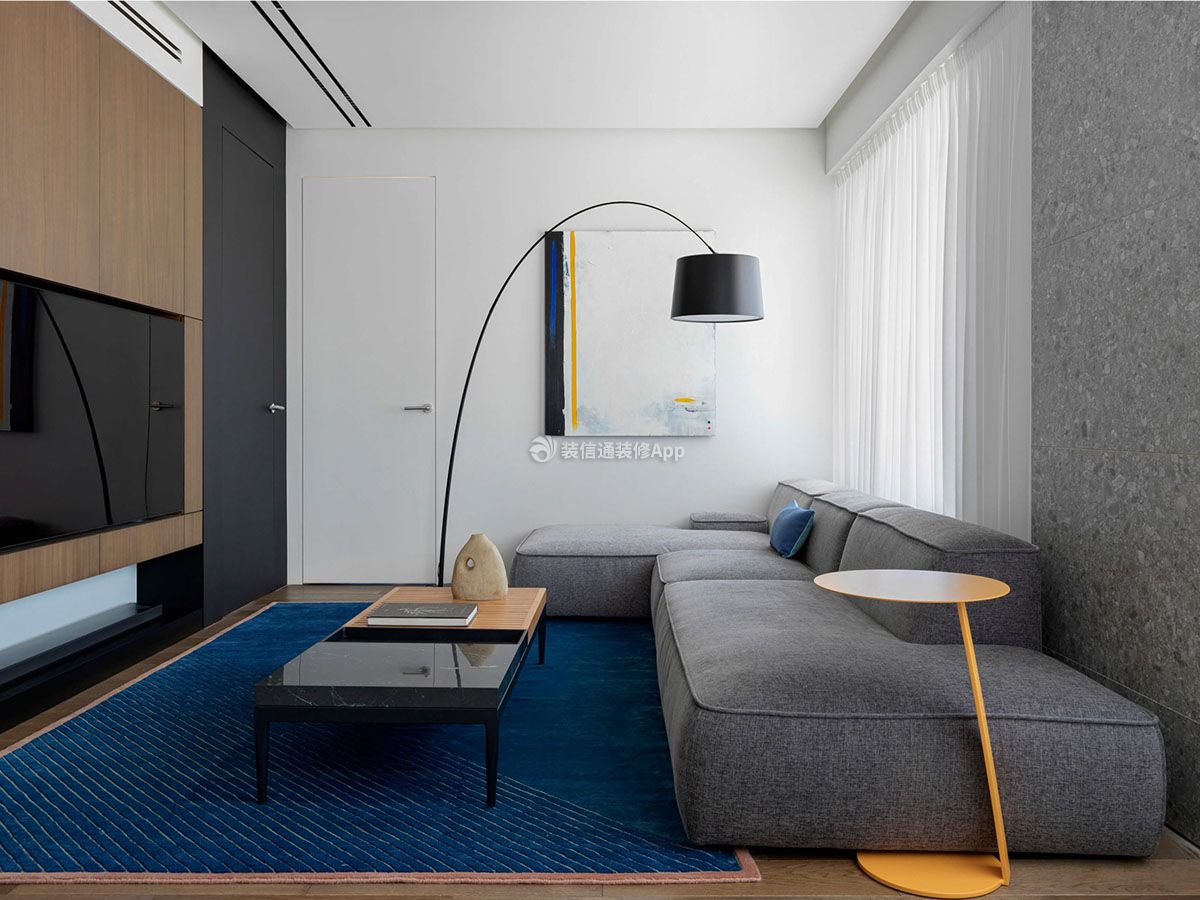 小户型现代公寓室内装修设计效果图