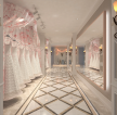 杭州婚纱店展区走廊地板装修设计效果图