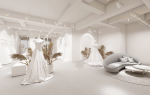 杭州高端婚纱店室内展区装修设计效果图