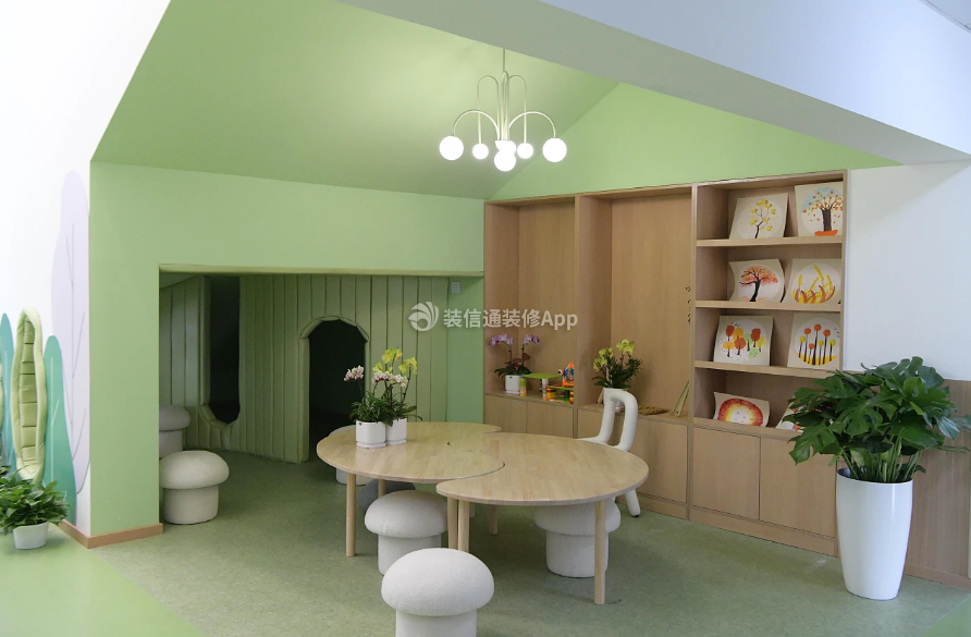 杭州幼儿园家长接待区装修设计效果图