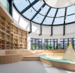 杭州1400平米幼儿园图书室装修设计效果图