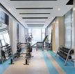 杭州健身中心室内地板装修设计效果图