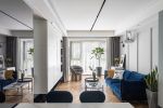 蓝天紫竹苑89㎡三居室现代风格装修案例