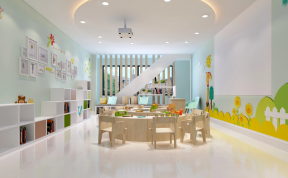 杭州600平米幼儿园手工教室装修图片