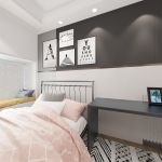 格陵兰111㎡现代三居室装修案例