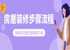 房屋裝修步驟流程,裝修各流程注意事項(xiàng)