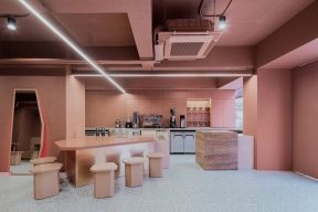 杭州100平米咖啡厅大厅装修设计效果图