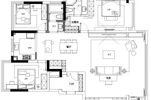 140三室两厅装修