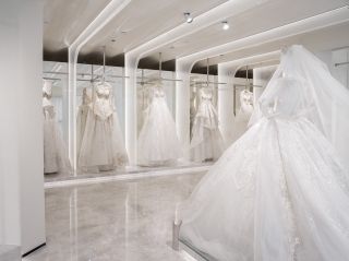 杭州高级婚纱店展区装修设计效果图