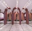 杭州600平米美容会所室内走廊装修设计效果图