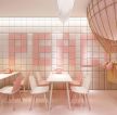 杭州300平米水蜜桃主题甜品店装修设计图