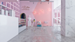杭州300平米甜品店室内粉色主题设计装修图