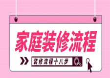 家庭裝修流程十八步驟,新房裝修流程介紹