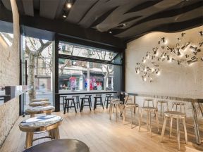 杭州咖啡厅装修效果图 杭州140平米咖啡厅装修设计