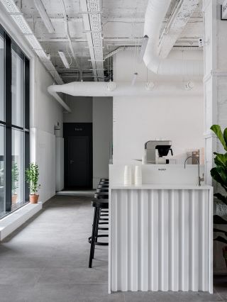 杭州140平米咖啡厅工业风室内装修设计图