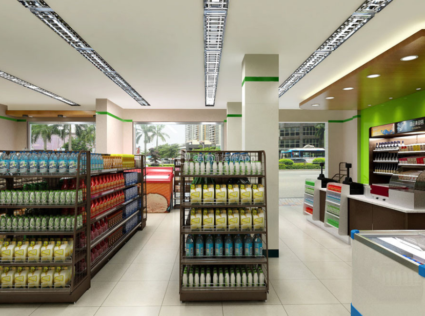 杭州超市室内装修效果图