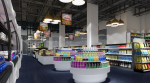 杭州超市室内零食展架装修设计效果图