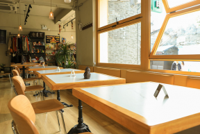 杭州290平米咖啡馆座椅设计装修图