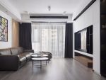 旭辉江山现代风格95平米三居室装修案例
